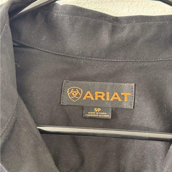 Ariat Classic Black Cotton Shirt - Picture 4 of 8
